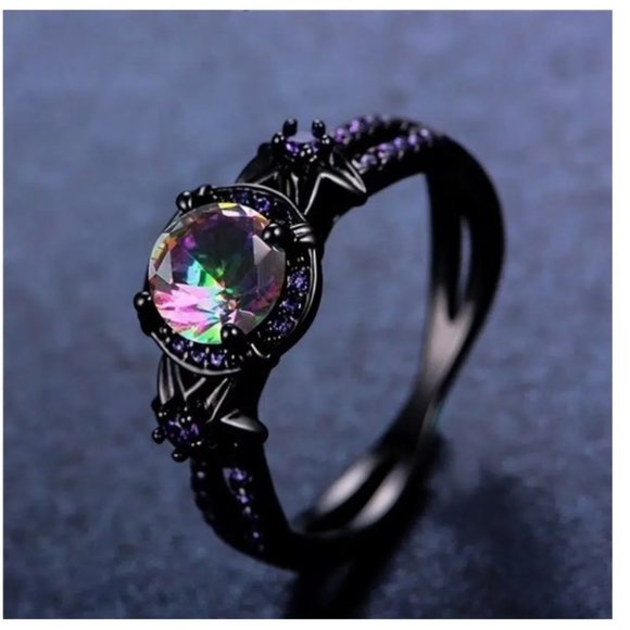 Jewelry - NWT Black Ion Mystic Ring